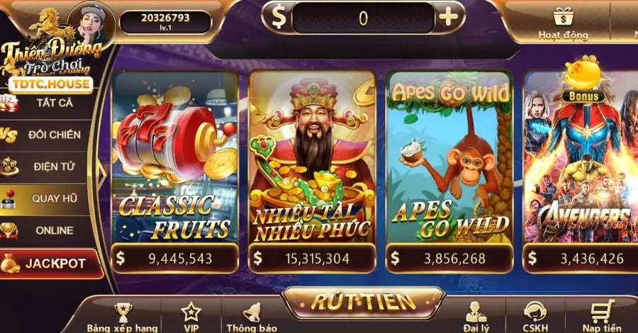 Hình ảnh jackpot nổ hũ lớn đã được trao